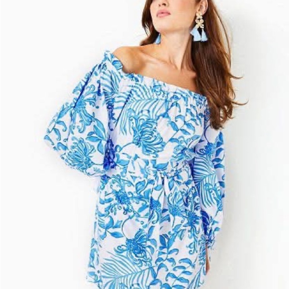 Lilly Pulitzer Jamielynn Off the Shoulder Floral